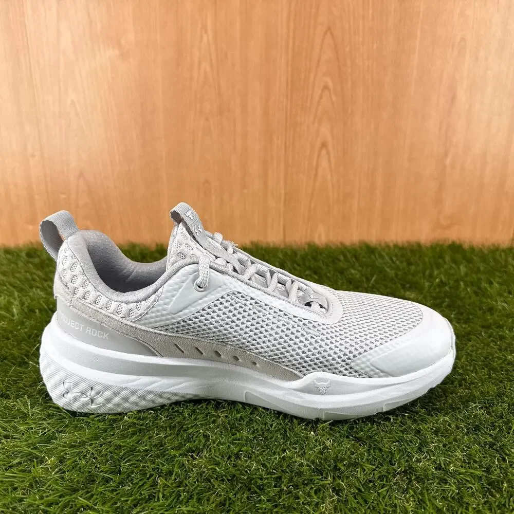 Under Armour Project Rock BSR 5 Halo Grey Training Shoes 3028296-014 Mens Size 7